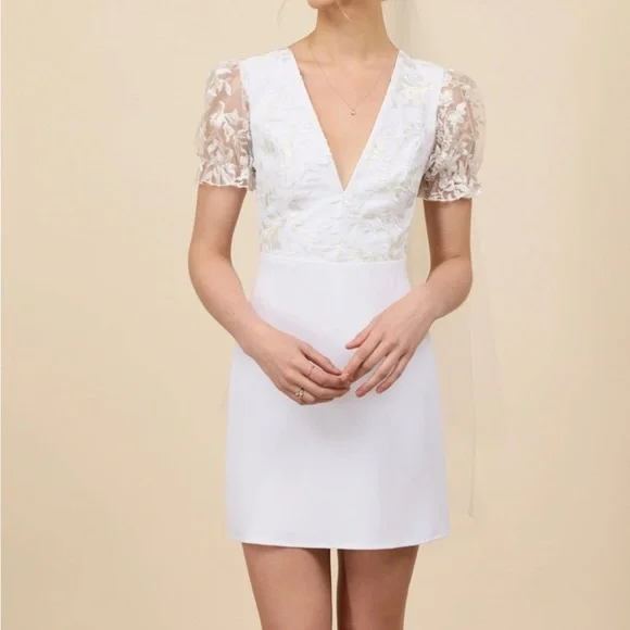 Park and Fifth Co Dresses | Park and Fifth Payson Mini Dress | Color: White | Size: S | Emmabartol's Closet